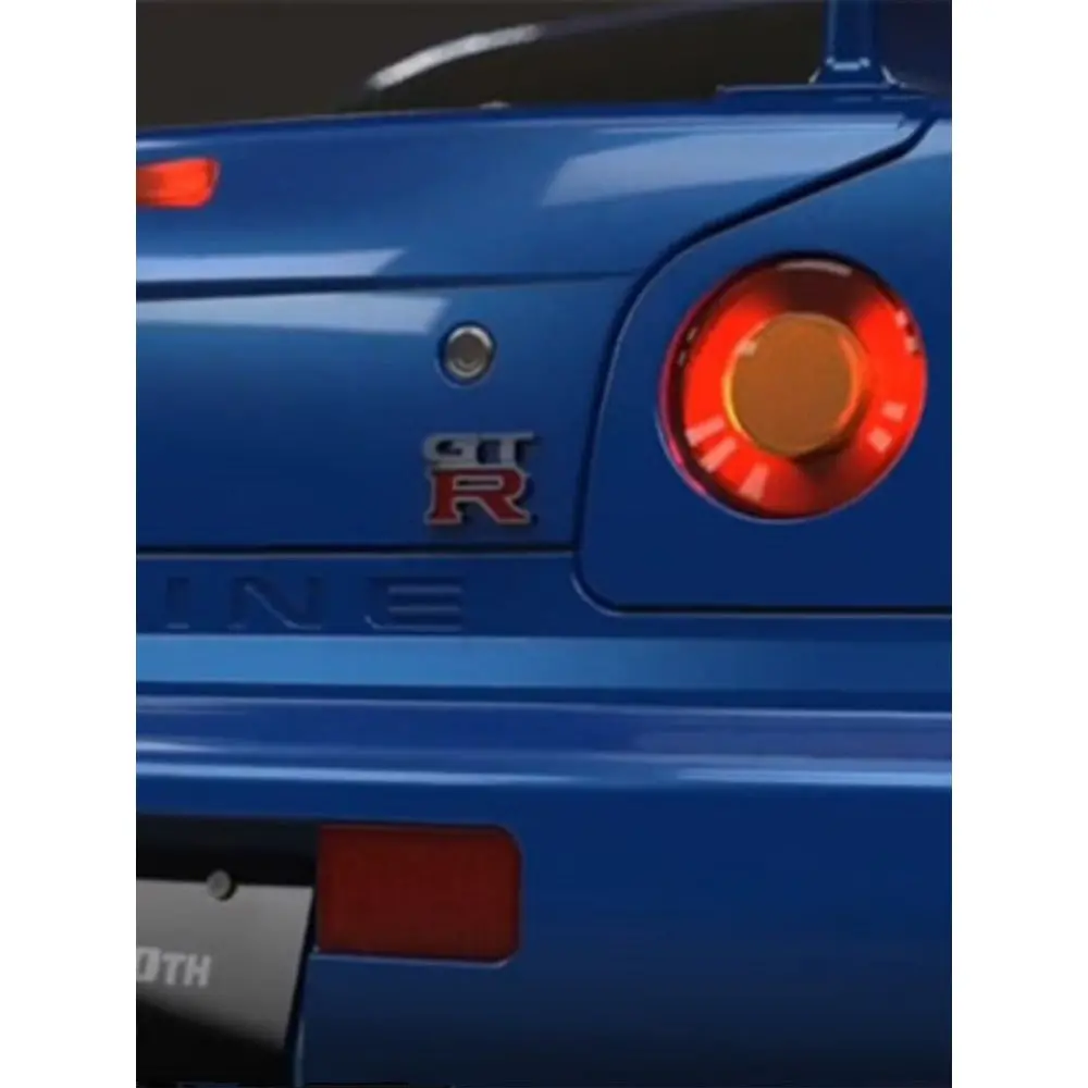 Capo Skyline Gtr R34 1/8 All-Metal Rc Flat Drift Car Kit Blue Gray Version 2