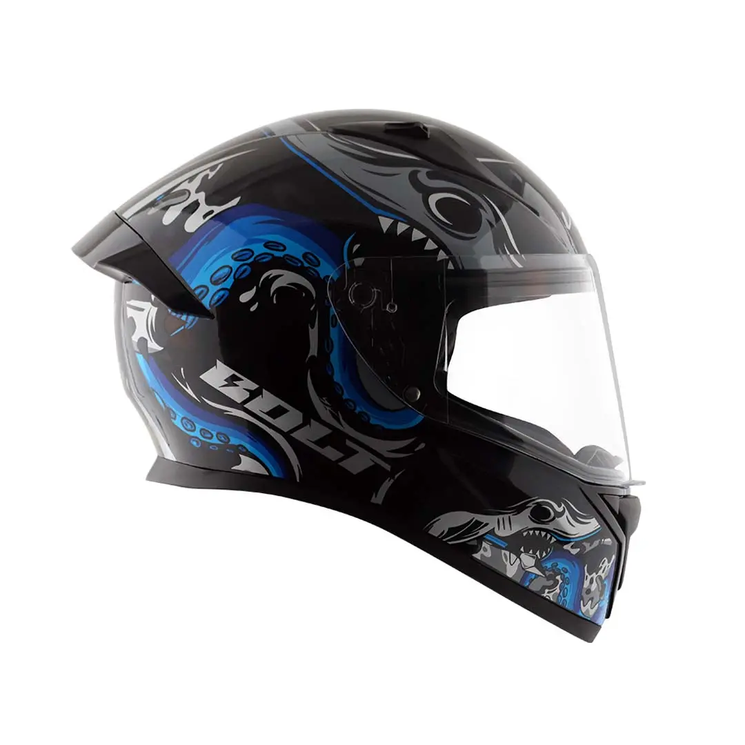 Vega Bolt Octopus Black Matt Blue 1