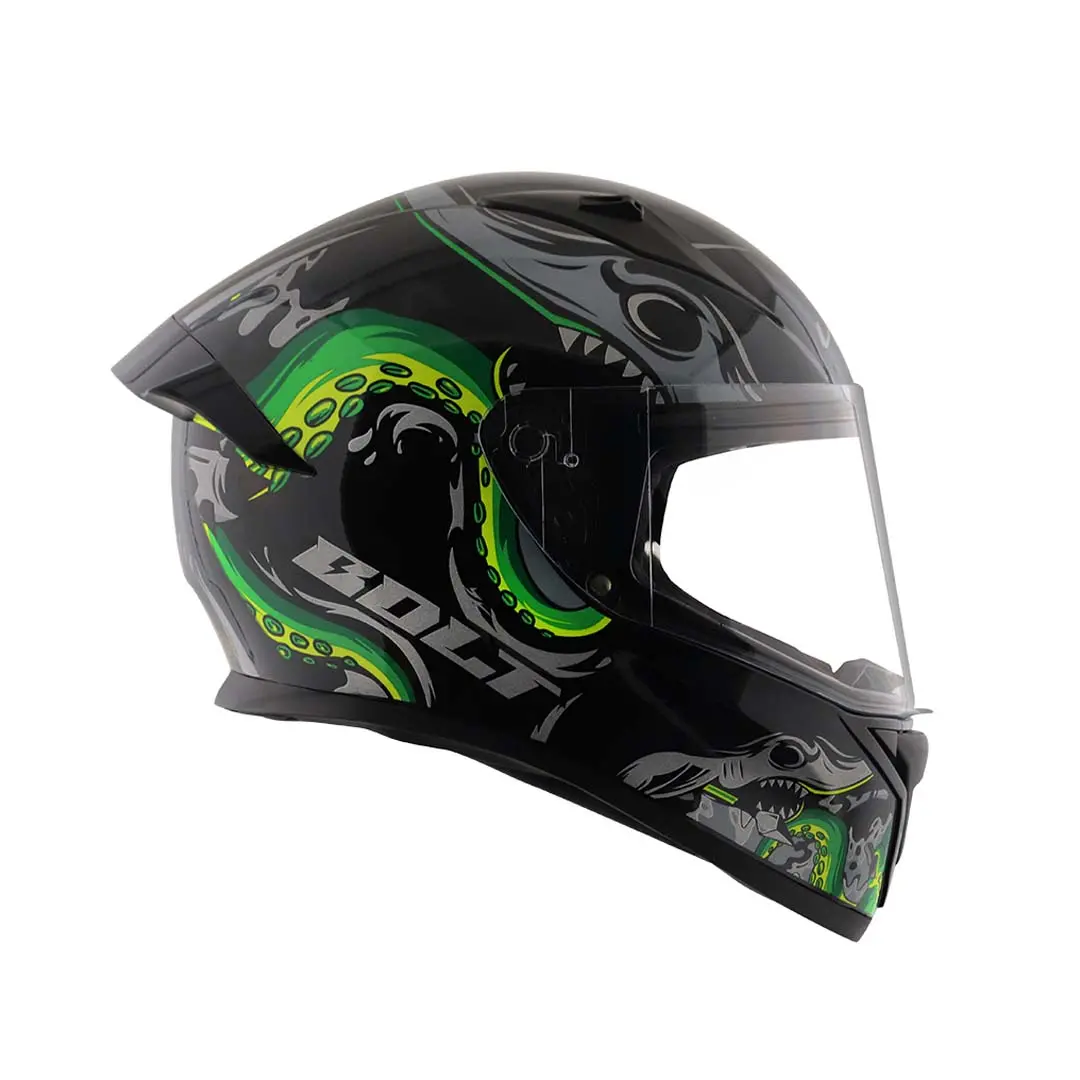 Vega Bolt Octopus Black Neon Green 1