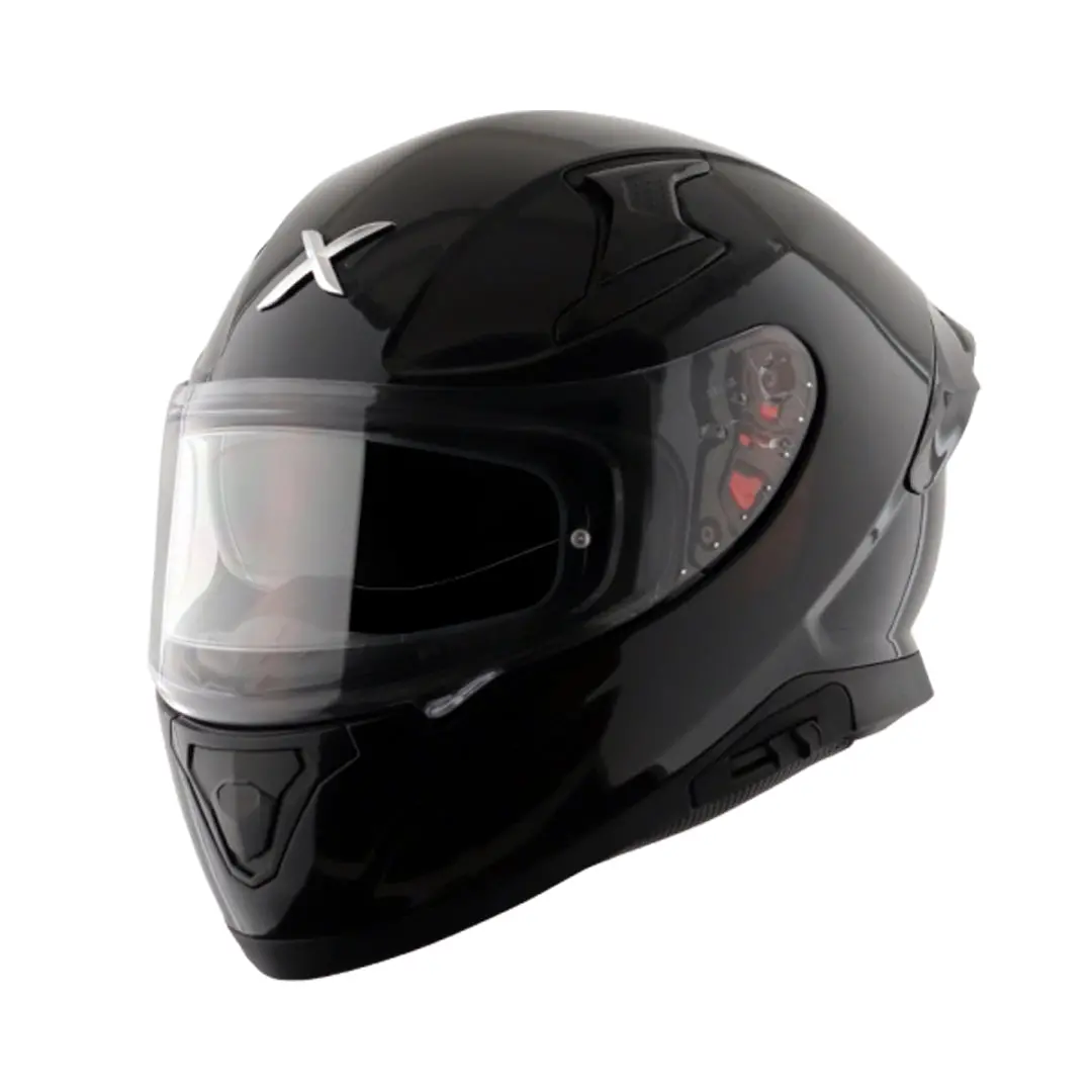 Full Face Visor Helmet-Axor Apex Solid-Black 1