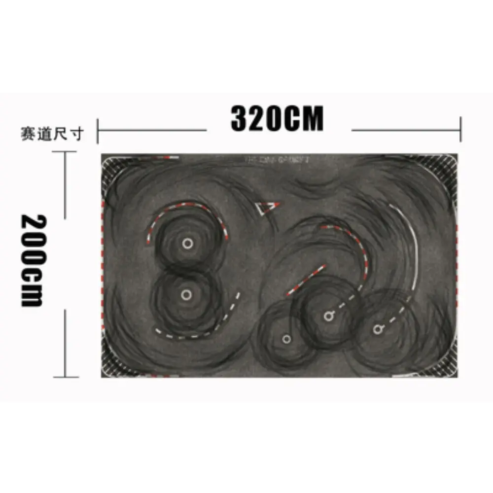 1/28 Mini-Z Drz2 Gld Bmx Remote Control Drift Car Track Floor Mat Track 1