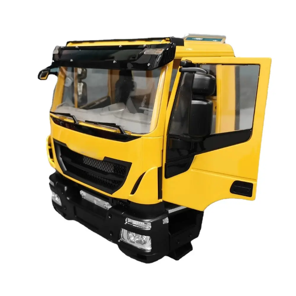 Painted Version Iveco Abs  Shell Body Diy Kit  For 1/14 Tamiya  Remote Control  Trailer Tipper 1