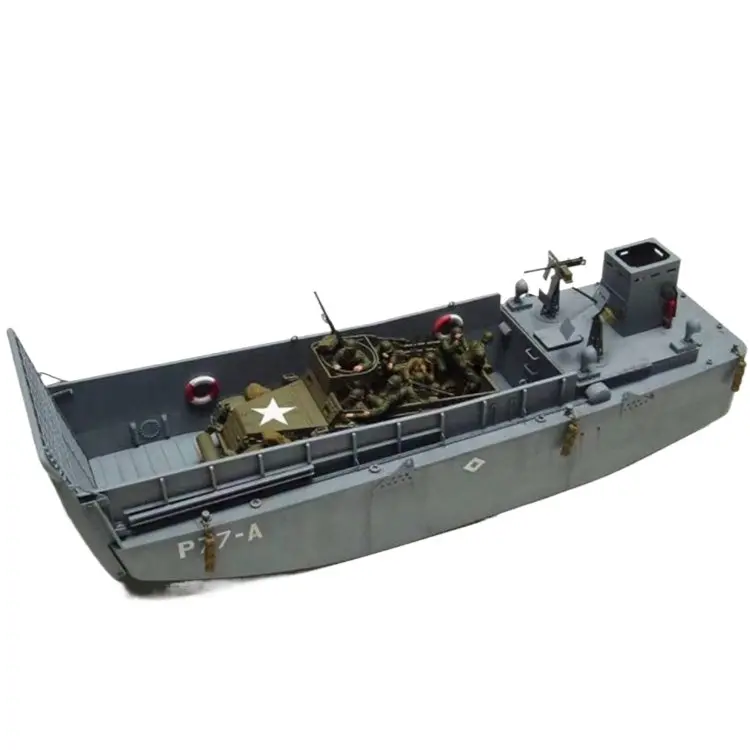 1/16 Lcm3 Us Landing Craft Normandy 1944 Rc Ship Model Kit 1
