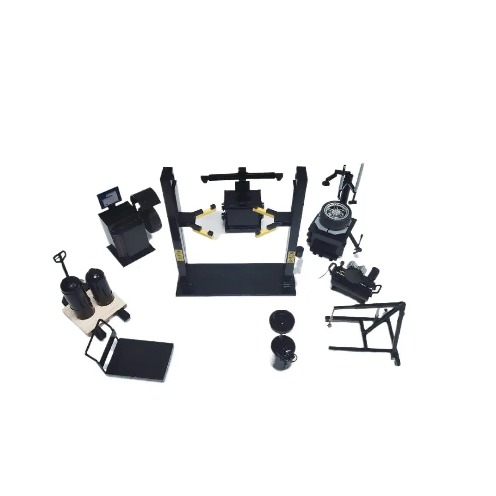 1/18 Car Model Maintenance Scene Props 8-In-1 4