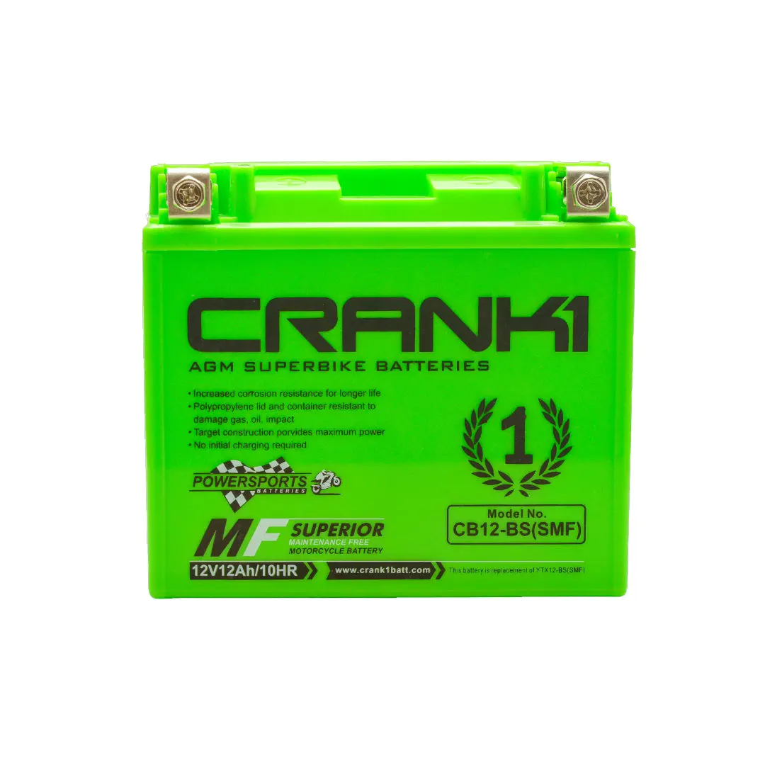 Crank1 Battery For Kawasaki Kle Versys 650 (2008 >) 1