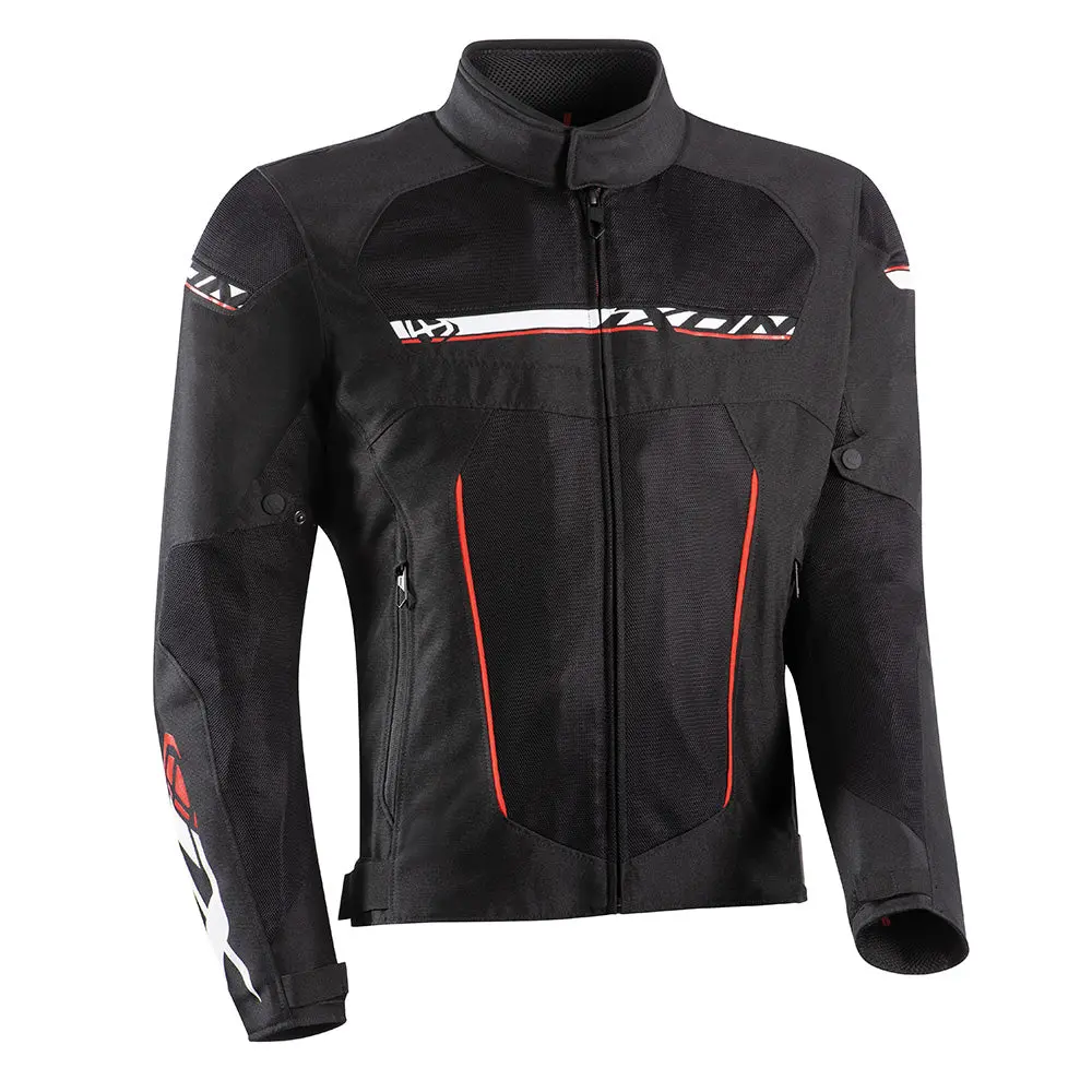 T-Rex - All Weather Riding Jacket (Black/White/Red) 1