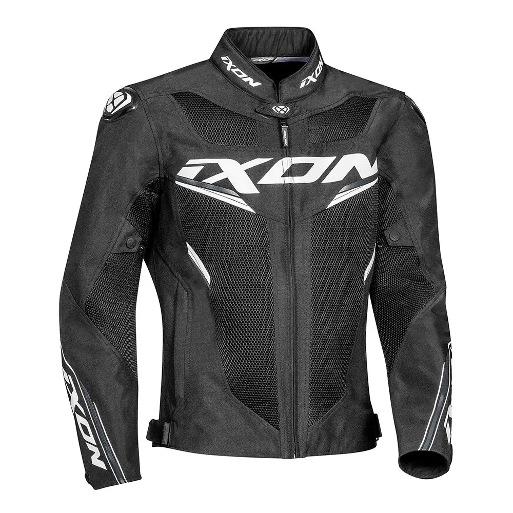 Draco - 3D Mesh Sport Touring Jacket (Black/White) 1