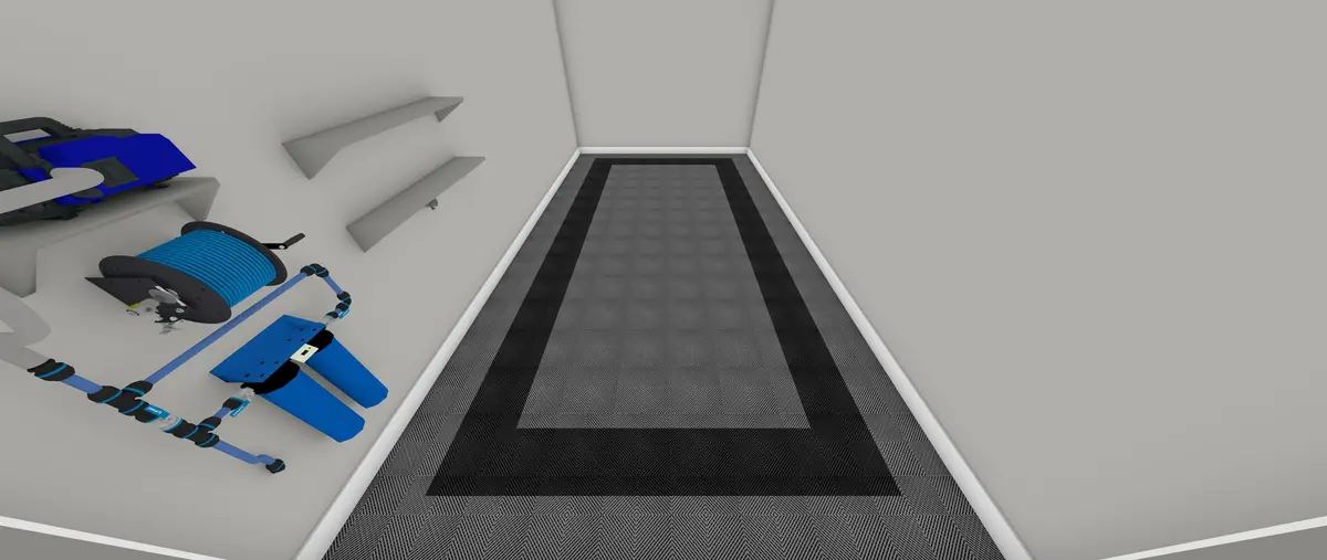One Car Swisstrax Flooring Solution 8