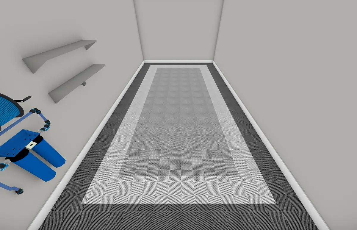 One Car Swisstrax Flooring Solution 5