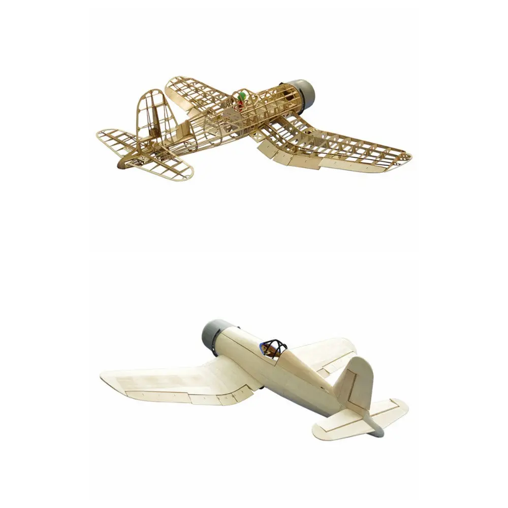 Pirate F4u-1D Light Wood Rc Fixed Wing Aircraft Kit 1