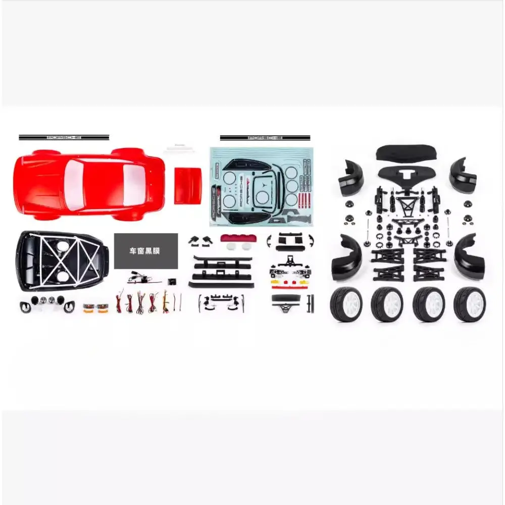 TRACTION Hobby KM 1/7 WRC Rally Car Chassis – E8508 Modified Shell Kit Compatible with KM 1/6 934 Shell