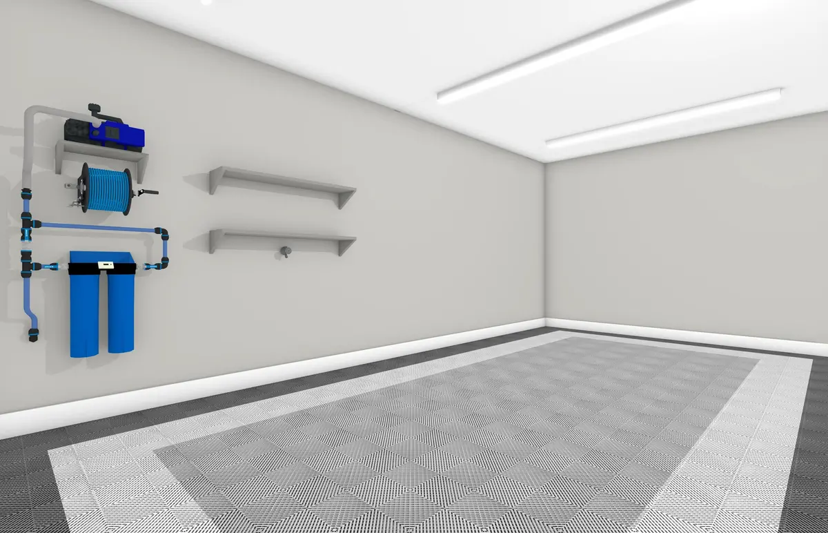 One Car Swisstrax Flooring Solution 7