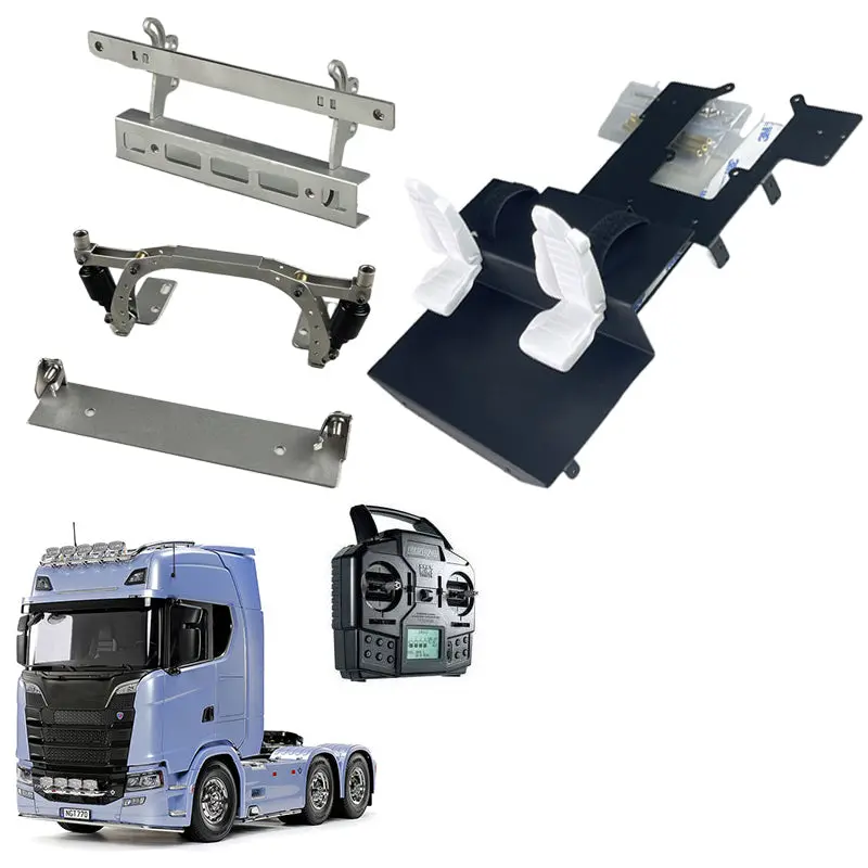 Body Lock Metal Expansion Plate Retrofit Kit  For 1/14 Tamiya Scania 770S Rc Tractor 56368 1