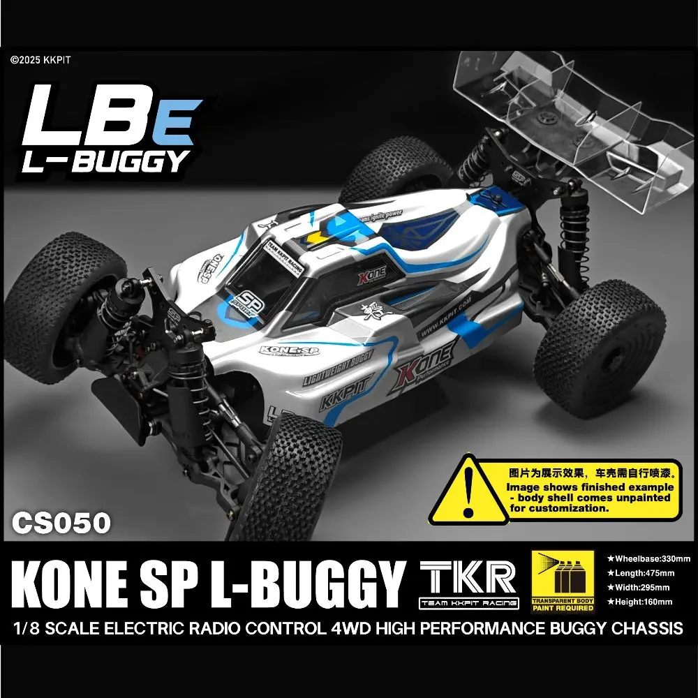 Kkpit 1/8 Kone Sp Lbe L-Buggy Rc Car 330Mm Wheelbase Kit Arr 1