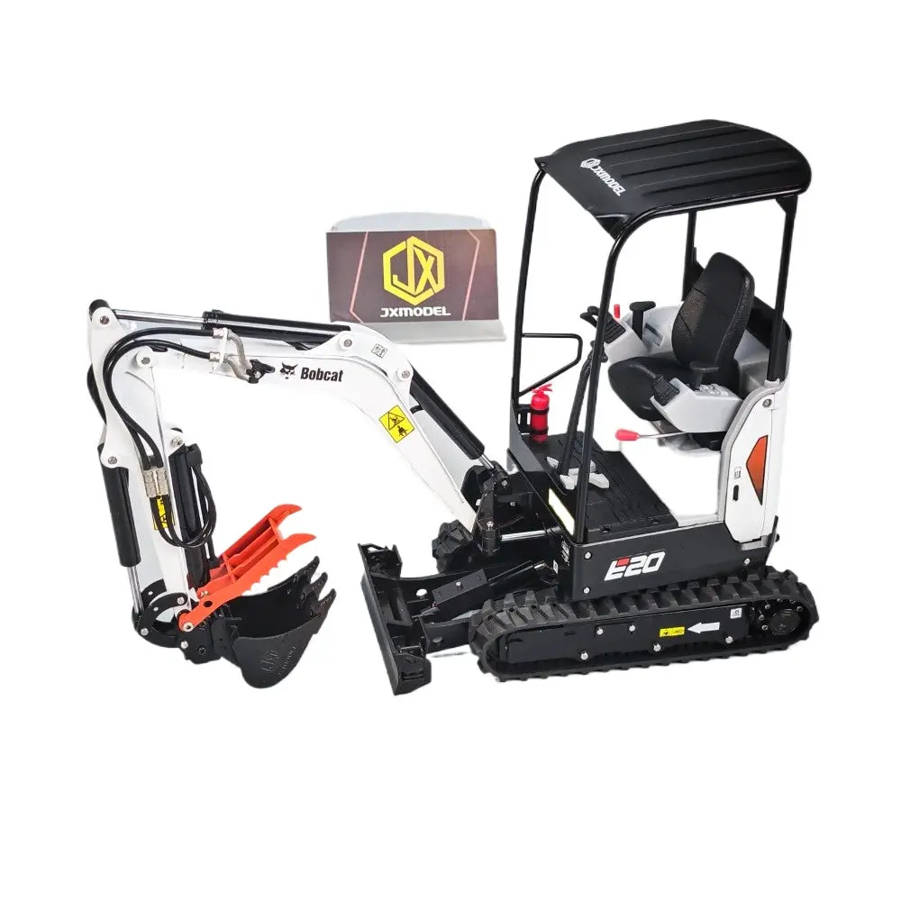 Jxmodel Jx-E20 Rc Miniature Hydraulic Excavator Electric Breakthrough Point Cleaning Bucket Rammer 1