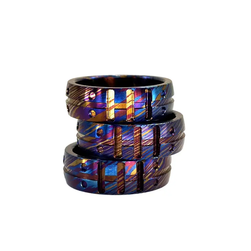 Colored Titanium Tritium Tube Ring Self-Luminous For 25 Years 1