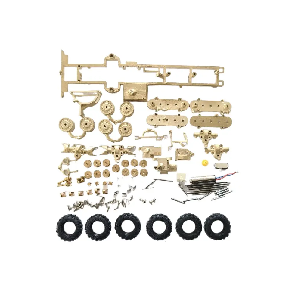 1/87 Ural 6X6 Brass Chassis Static Refitted Rc 1