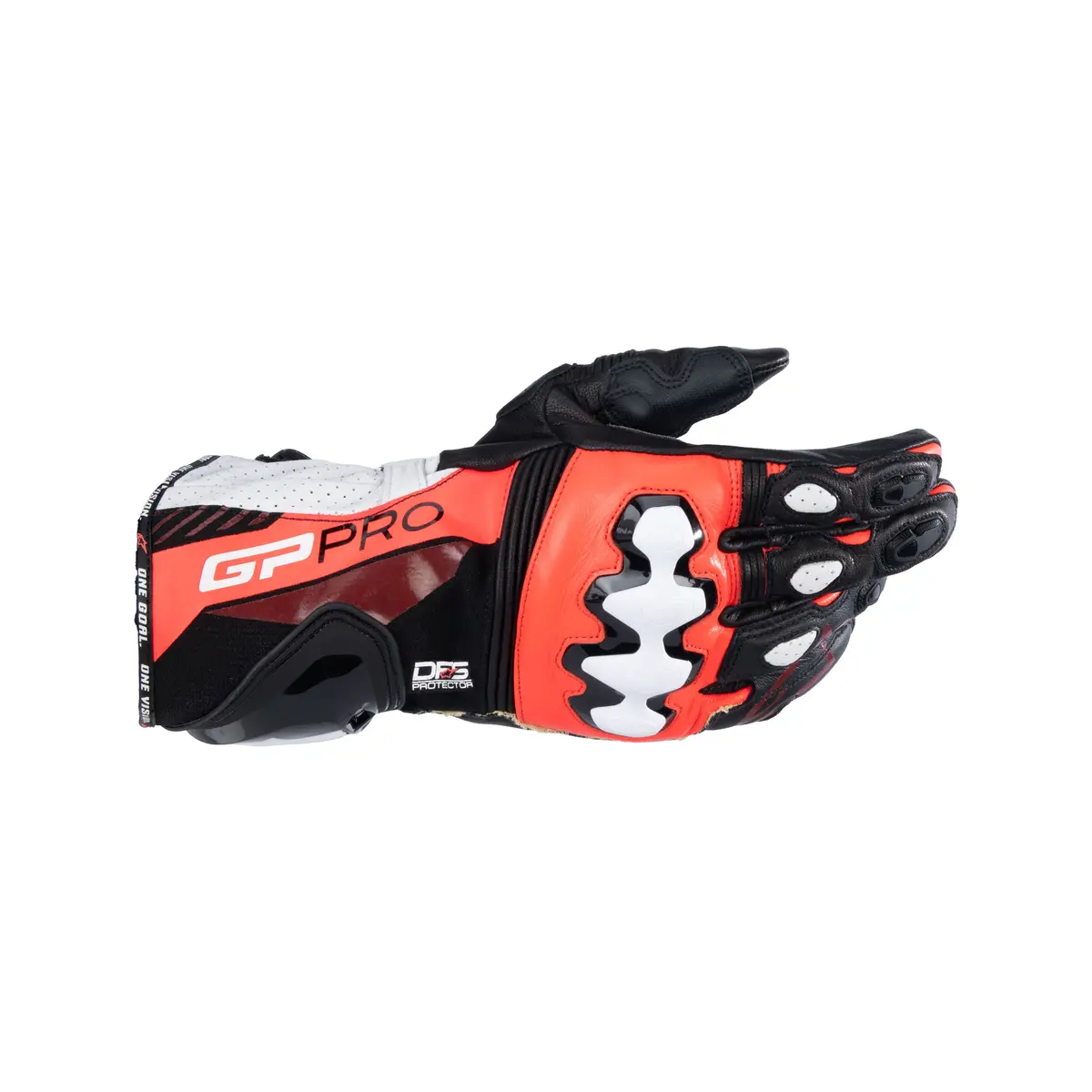 Gp Pro R4 - Race Grade Riding Gloves (Black/Red/Flou/White) 1