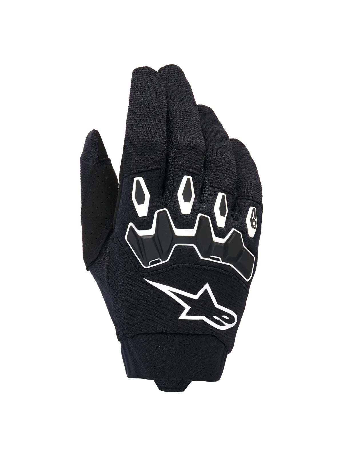 Full Bore V2 - Mx Enduro Riding Gloves (Black/White) 1