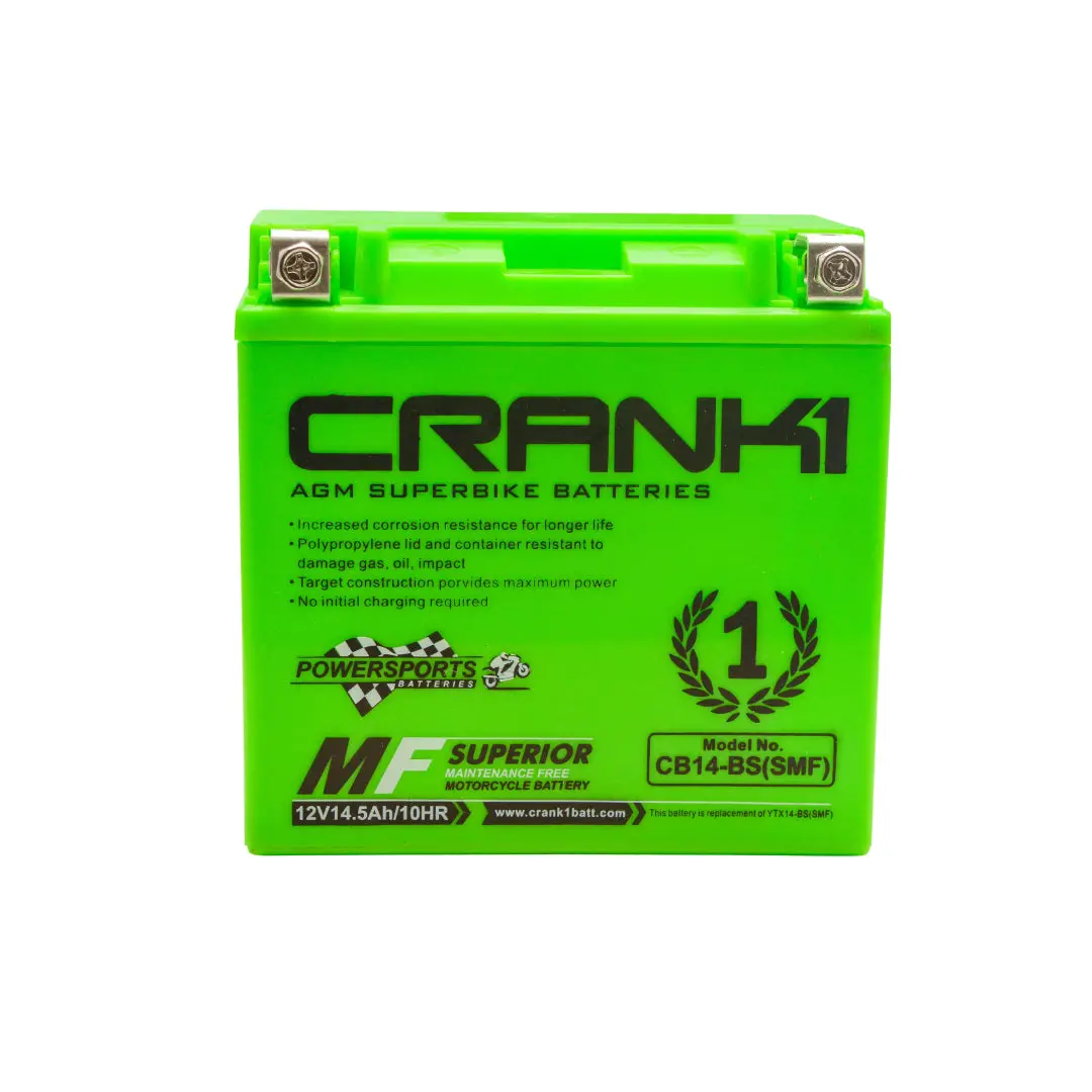 Crank1 Battery For Bmw K1300 R (2009-2016) 1