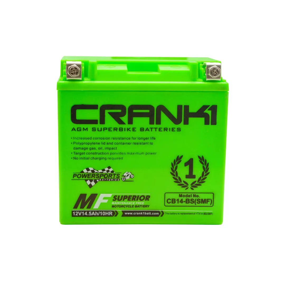 Crank1 Battery For Bmw R-Nine T (2013-2018) 1