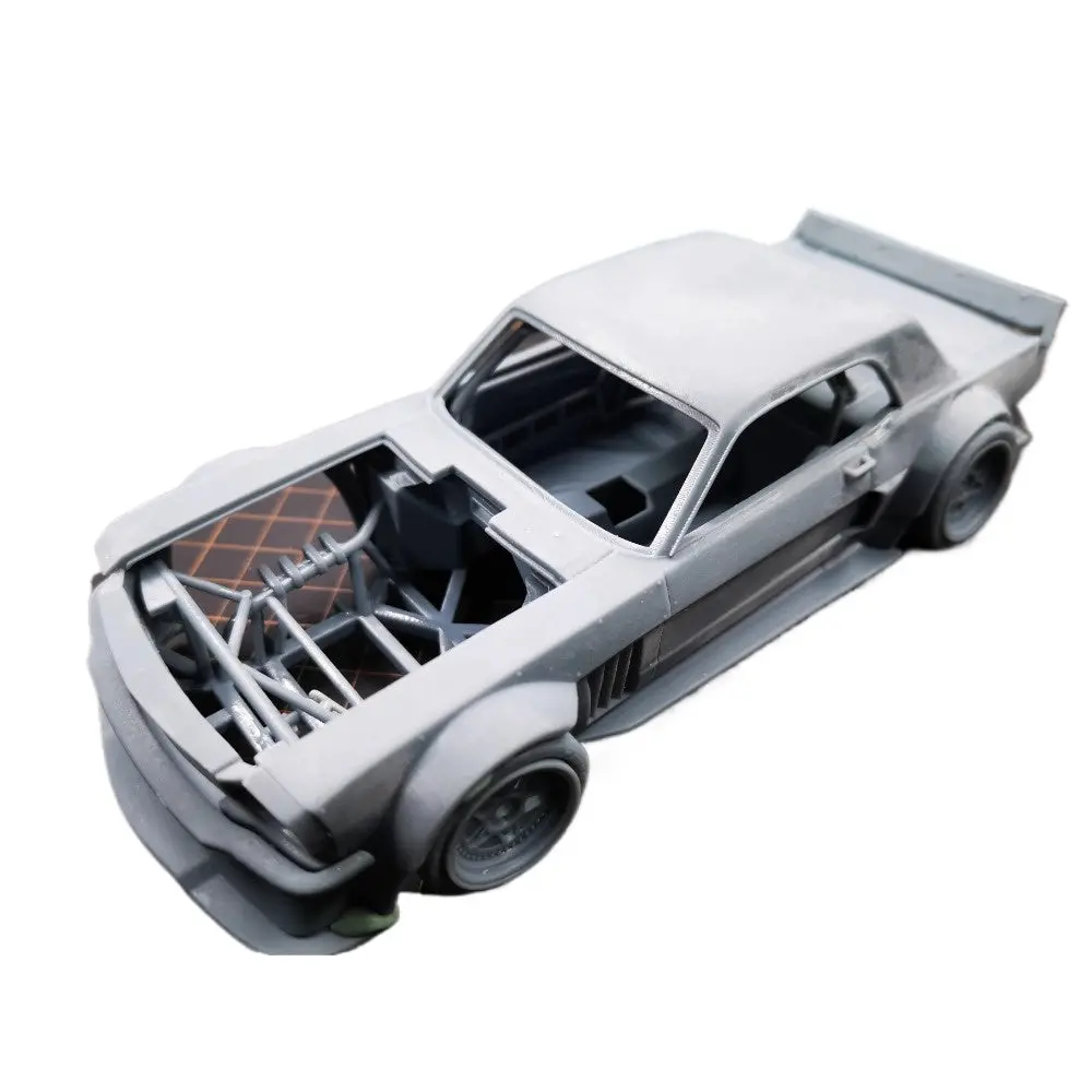1/24 V2 Hoonigan 3D Printed Plastic Assembly Model With Transfer Stickers 1