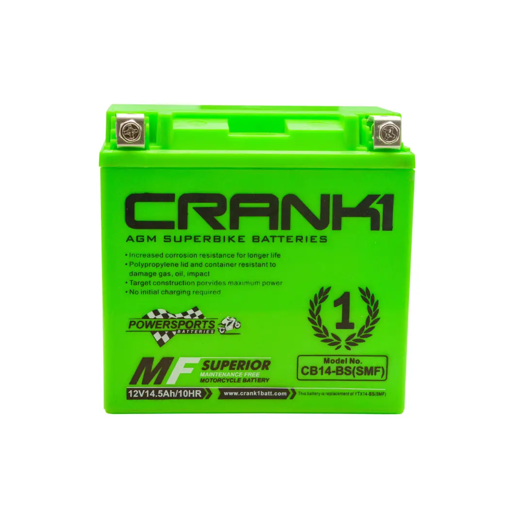 Crank1 Battery For Kawasaki Ninja Zx-14R (2006-2022) 1