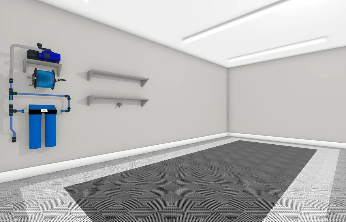 One Car Swisstrax Flooring Solution 12
