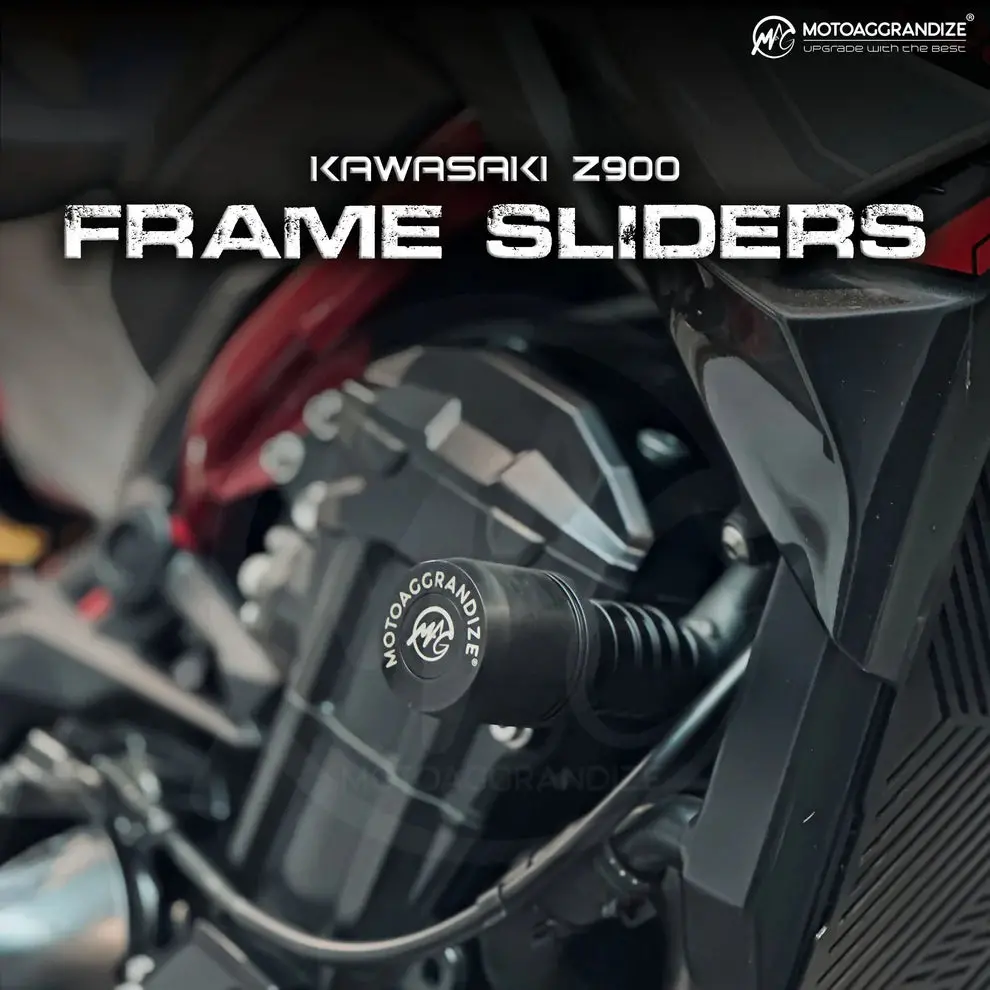 Motoaggrandize Frame Sliders / Crash Protectors For Kawasaki Z900 1
