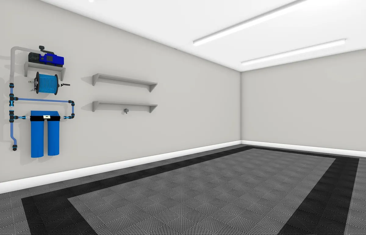 One Car Swisstrax Flooring Solution 1