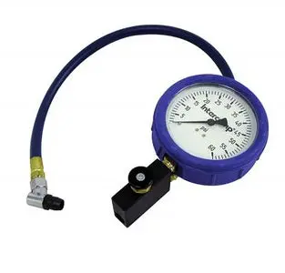 4" - 60Psi Fill, Bleed, & Read Air Pressure Gauge 1