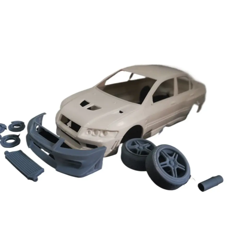 1/24 Evo7 Rc Drift Car 3D Printing Modified Parts With Transfer Sticker Fujimi 039206 1