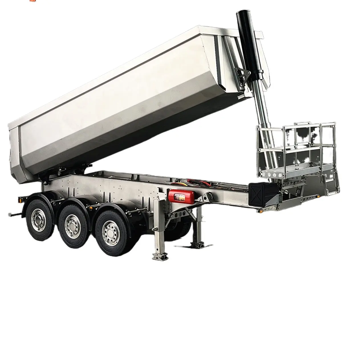 Scaleclub 1/14 Rc Hydraulic 3Axle Dump Trailer Rtr 1