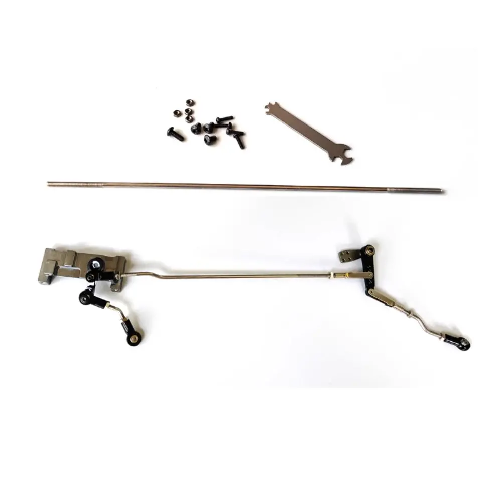 Metal Steering Linkage Rod Kit For 1/14 Tamiya Rc Truck Tractor 1