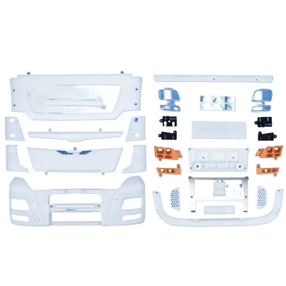 Euro 6 3D Printing Modification Kit For 1/14 Tamiya Man Tgx Remote Control Tractor 56325 56332 56350 1