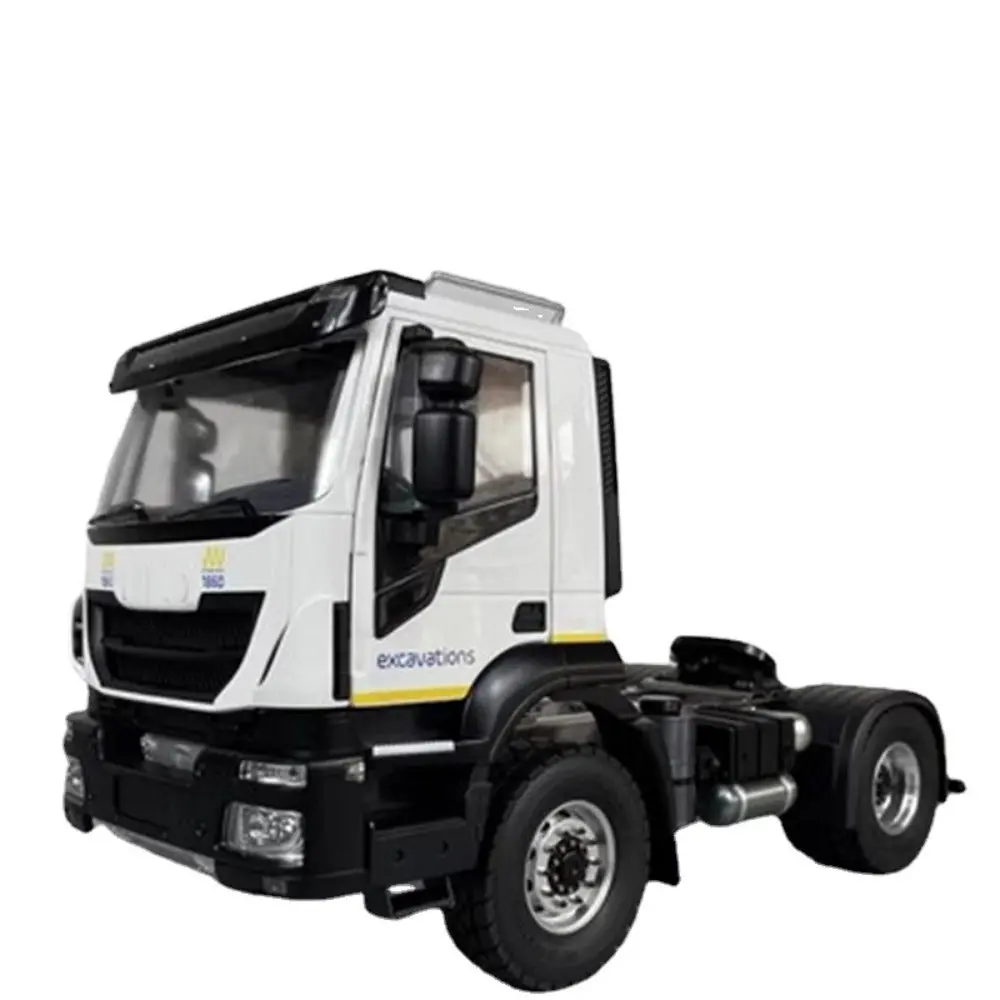 1/14 White Paint Iveco 4X2 Rc Tractor Rtr 2