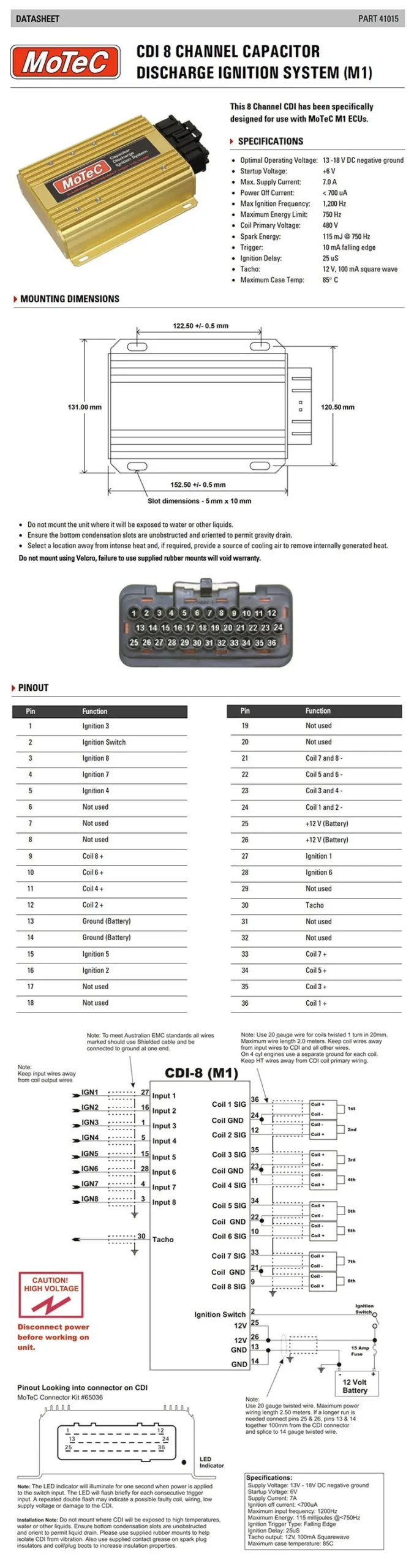 Motec Cdi-8 (M1 Ecu's) 2