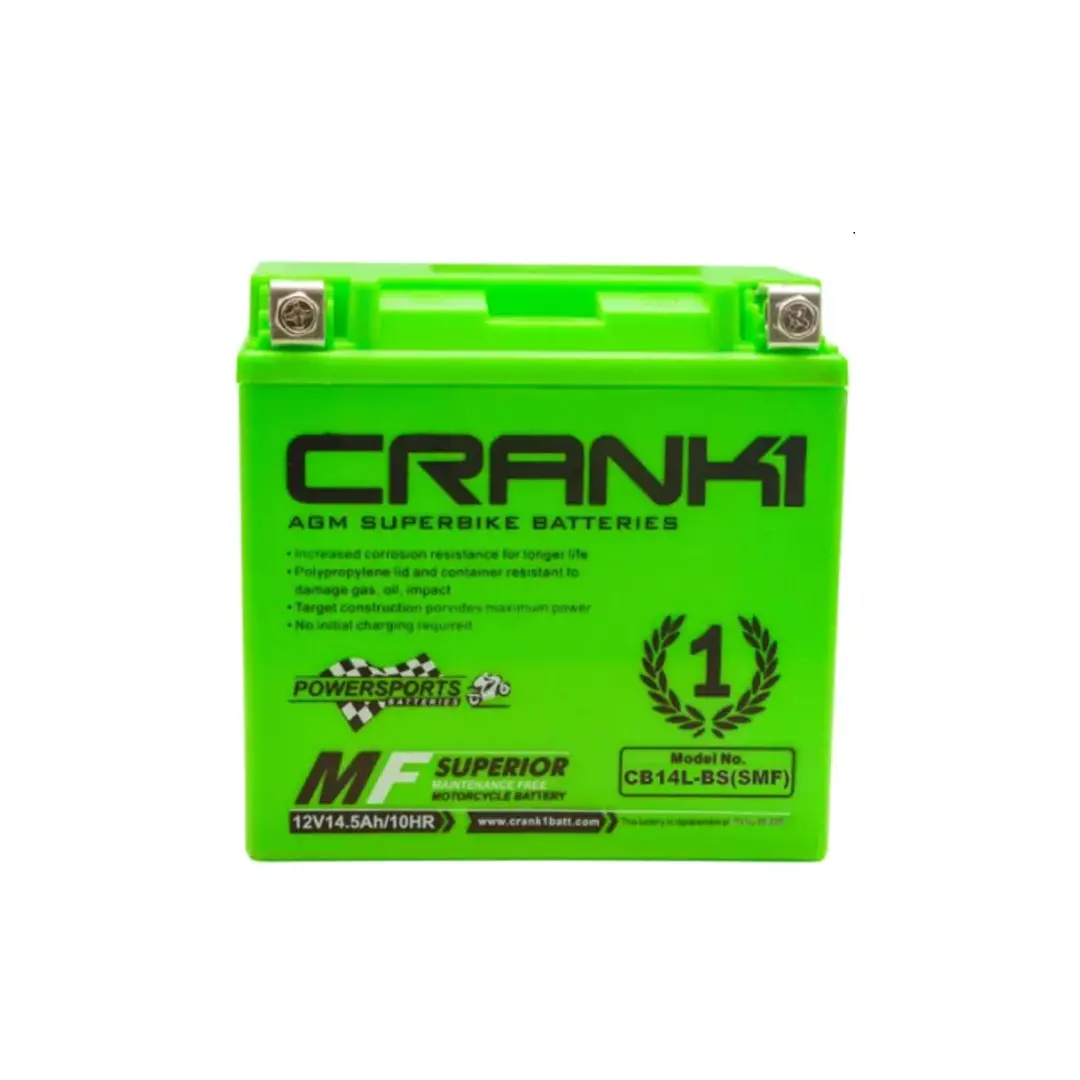 Crank1 Battery For Harley Davidson 1200 Custom (2010 >) 1