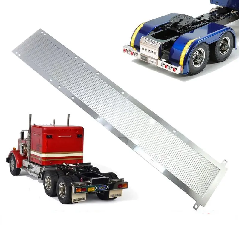 Stainless Steel Beam Protective Board For 1/14 Tamiya King Hauler Rc Tractor 56301 56304 56344 1