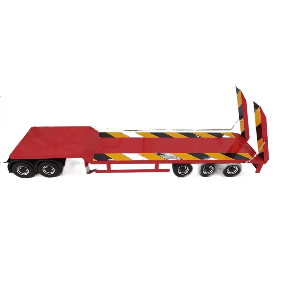 3 Axle Alloy Metal Trailer For 1/14 Tamiya Rc Tractor  Scania R620 1