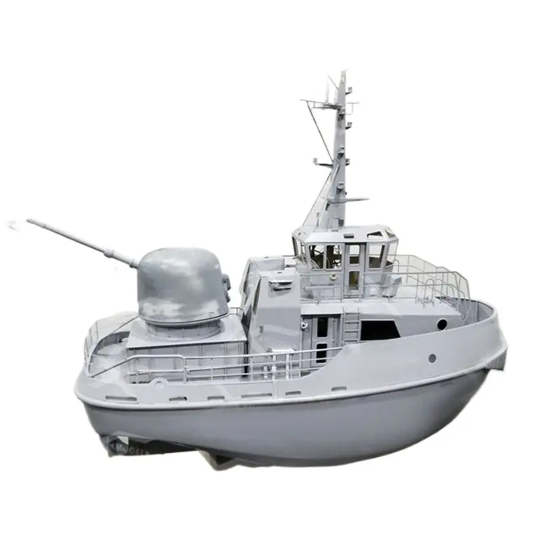 1/48 Rc Eisen Battleship Armed Tugboat Kit Model 2