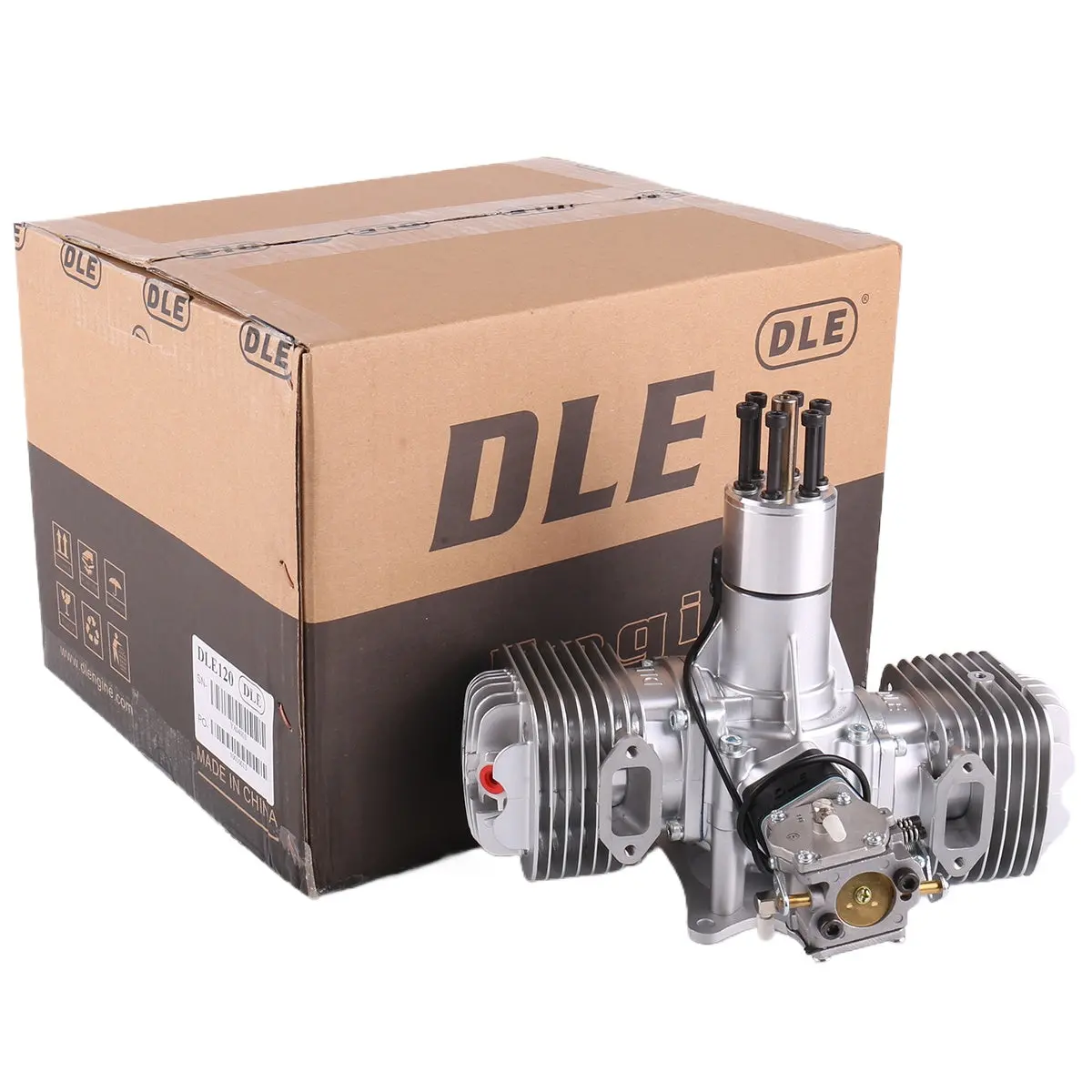 Dle 120 Two-Cylinder Fixed-Wing Model Aircraft Gasoline 120Cc Engine 1
