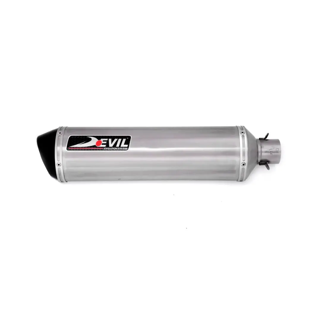 Devil Evolution Slip-On Exhaust W/Link Pipe For Royal Enfield Himalayan (Part No. D2.1L - 520 Mm Extended Body) 2