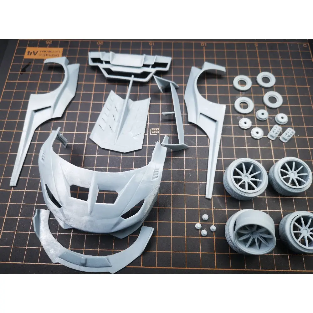 1/24 Huracan Lbwk Rc Drift Car Shell 3D Print Op Part For Aoshima 1
