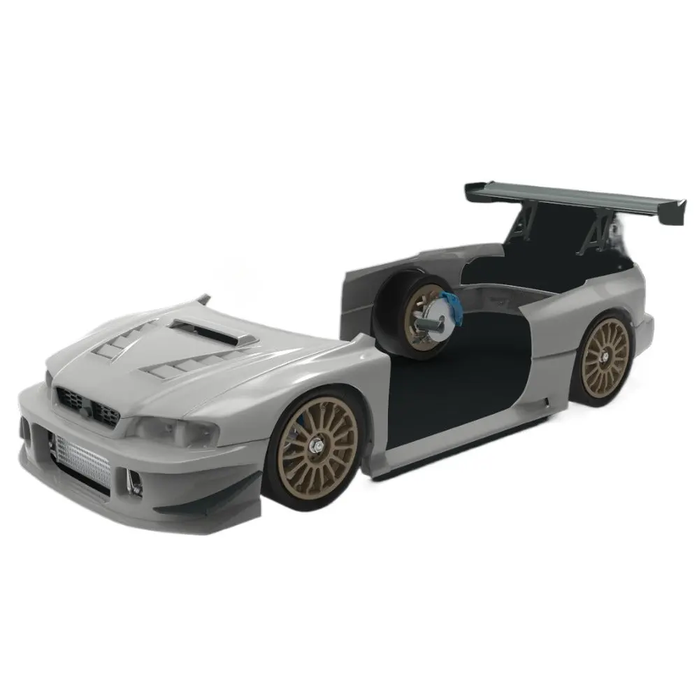 1/24 Rc Drift Car Subaru Gc8 Gt300 3D Printed Parts With Transfer Sticker For Tamiya 1