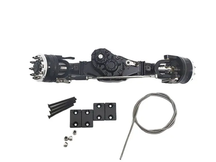 Kabolite 1/14 Tamiya Rc Truck Metal Front Through Axle With Wheel Side Reduction Function 3363-035 1