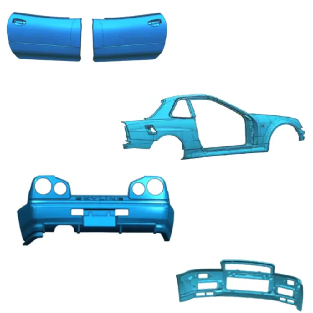 Capo Gtr R34 Remote Control Car Repair And Replacement Body Parts 1