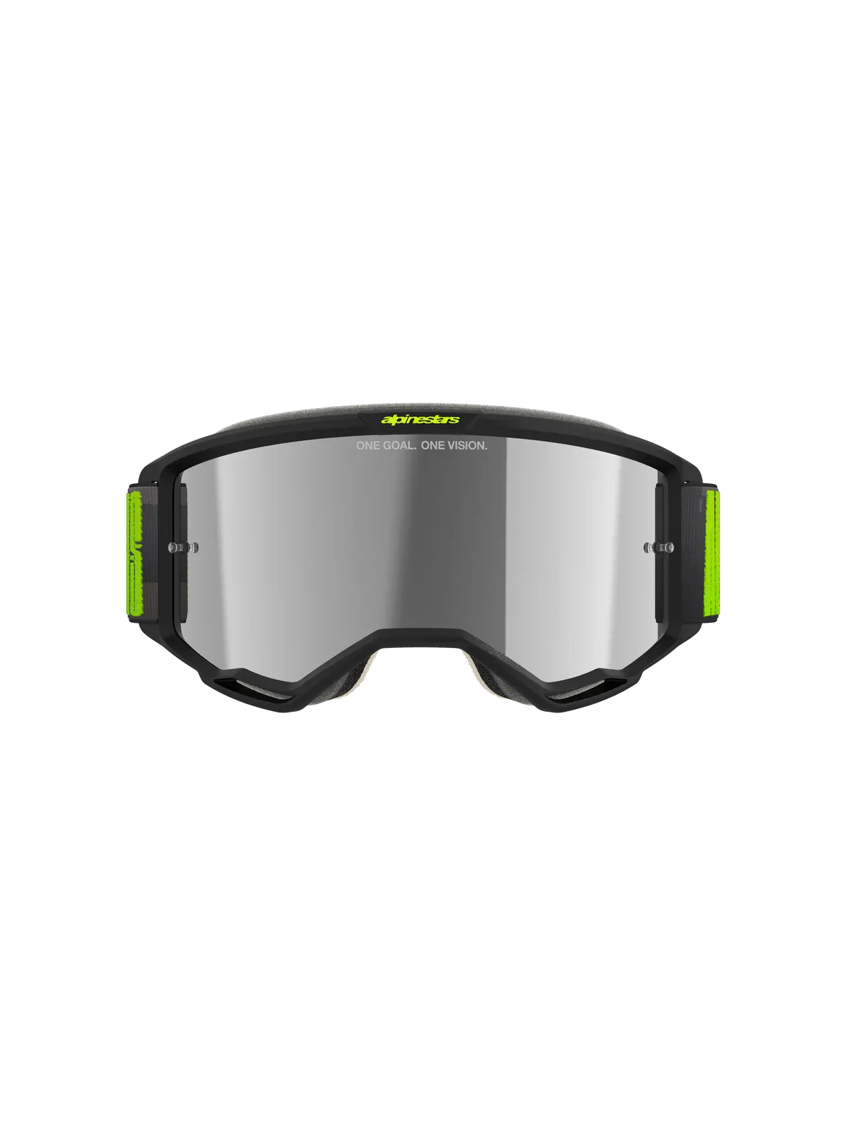 Vision 5 Hollow - Motocross Goggles (Charcoal/Yellow Fluo) 1