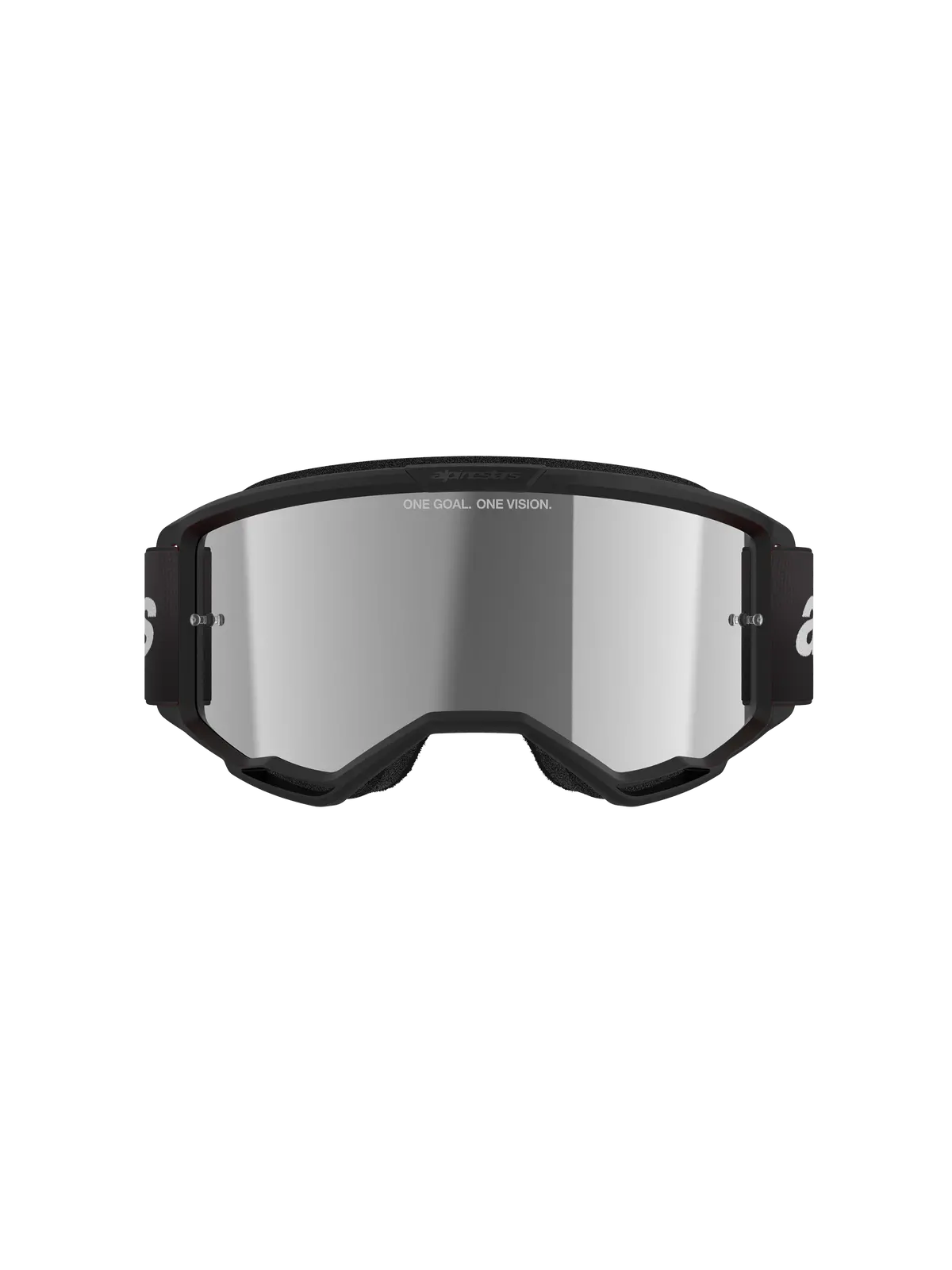 Vision 3 Wordmark - Motocross Goggles (Black) 1