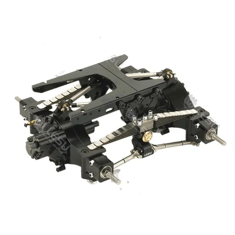 Lesu 1/14 Rc Truck Rear Suspension Assembly X-8013 For Q-9011 Q-9012 Q-9013 Q-9014 Axle 1